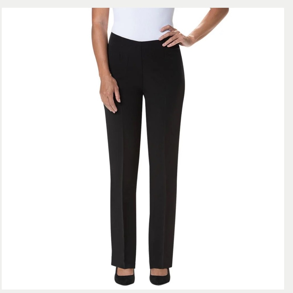 Fitlogic Little Black Pant Fitted Trousers